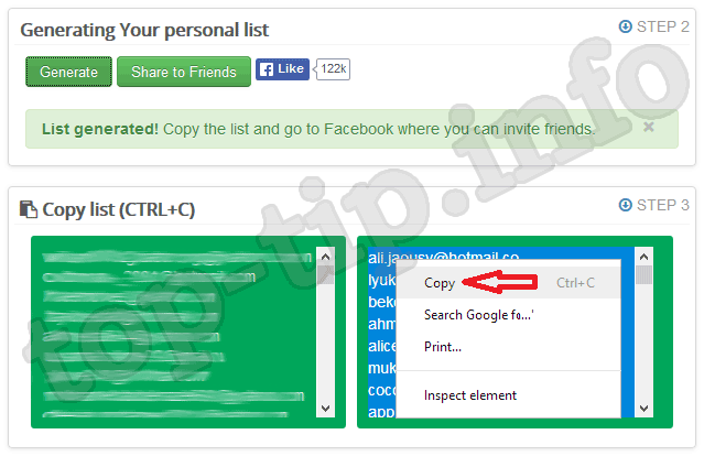 generate list of peoples generate list of peoples
